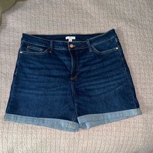 LC Lauren Conrad Dark Blue Jean Shorts